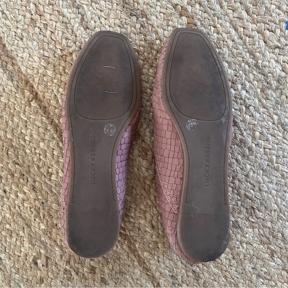 Lucky Brand Snakeskin Ballet Flat - Picture 3 of 3
